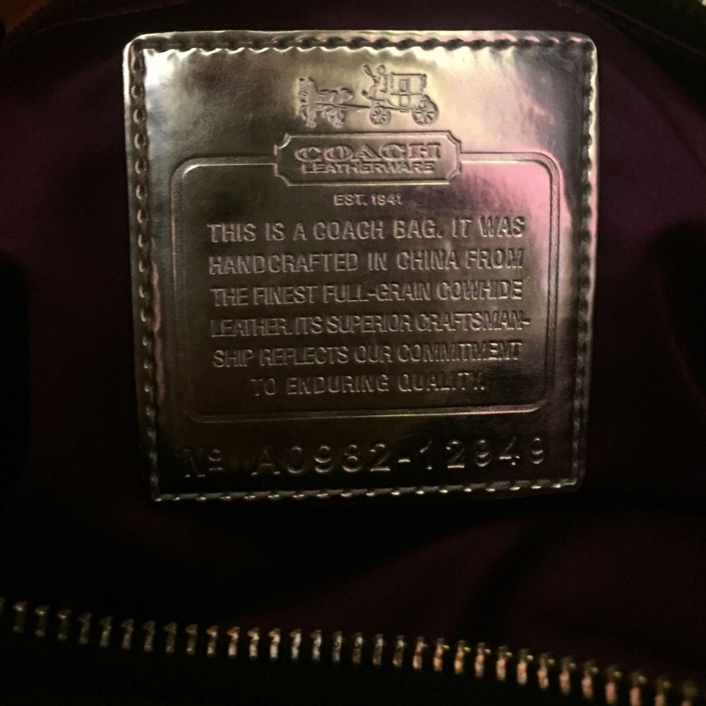 Authentic Coach bag - Picture 3 of 3